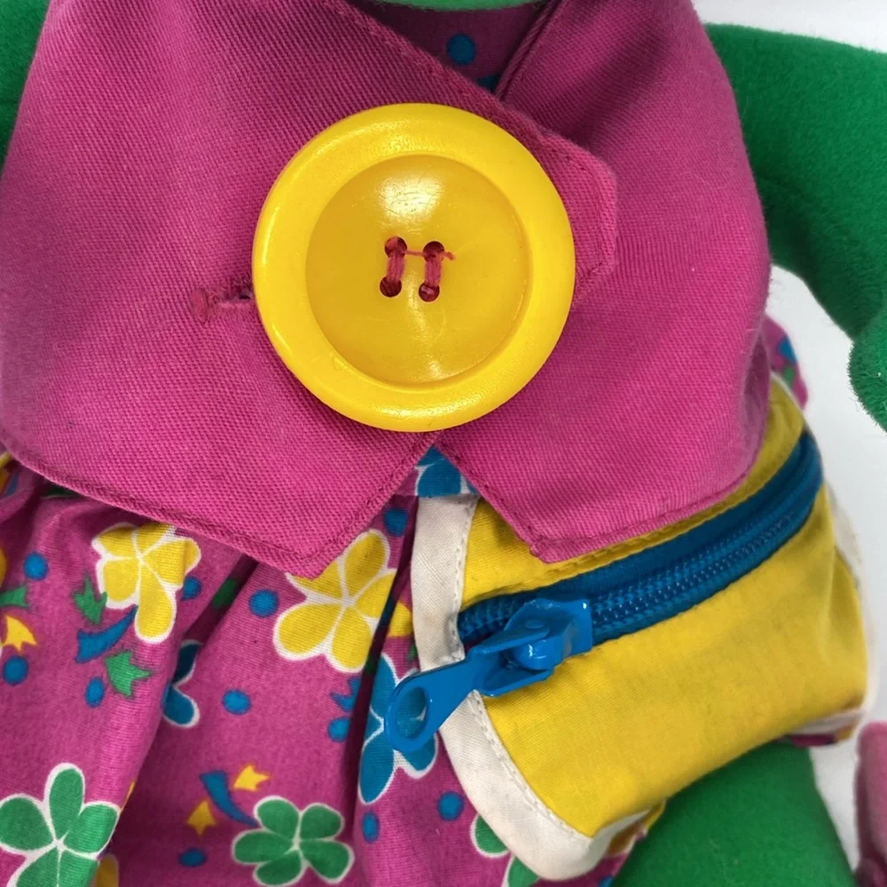 Baby Bop Barney & Friends 1992 Vintage Talk n Dress‎ Good Working Condition